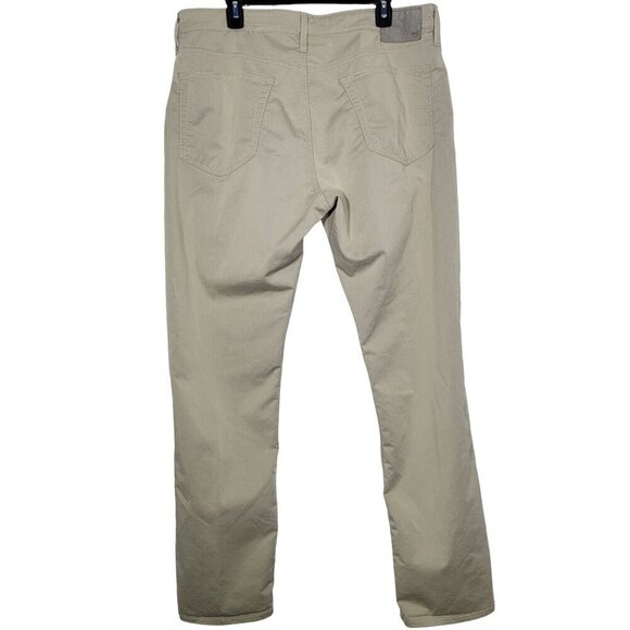 Adriano Goldschmied Men's Everett Slim Straight Khaki Light Weight Pant Sz 38x32 - Picture 7 of 15